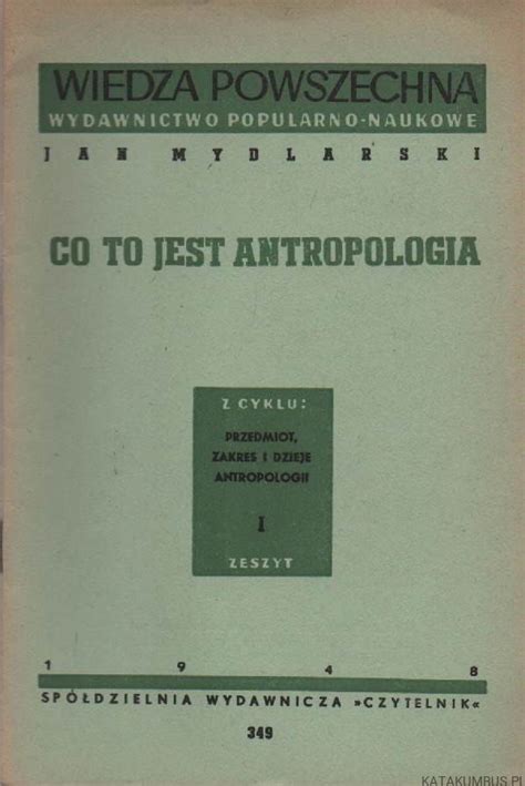 co to jest antropologia.